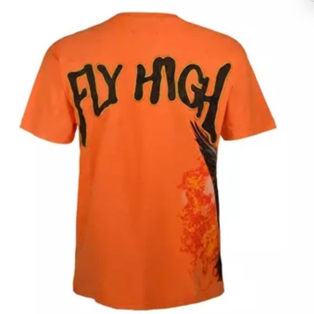 Reason unisex  Fly High Graphic Tee - Orange